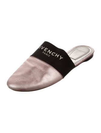 Givenchy Leather Colorblock Pattern Mules