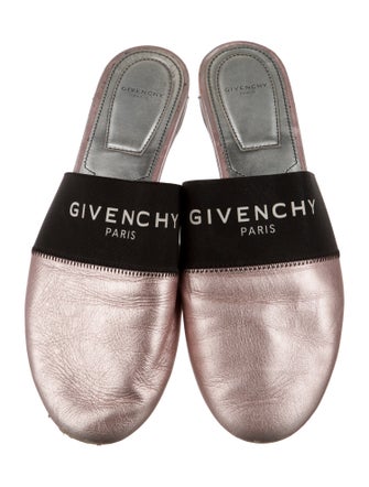 Givenchy Leather Colorblock Pattern Mules