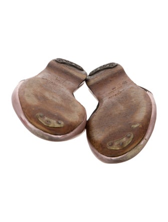 Givenchy Leather Colorblock Pattern Mules