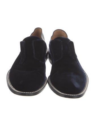 Givenchy Velvet Chain-Link Accents Oxfords