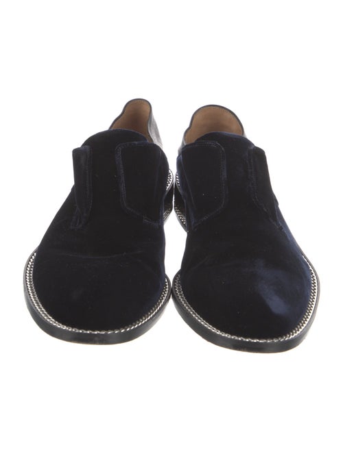 Givenchy Velvet Chain-Link Accents Oxfords