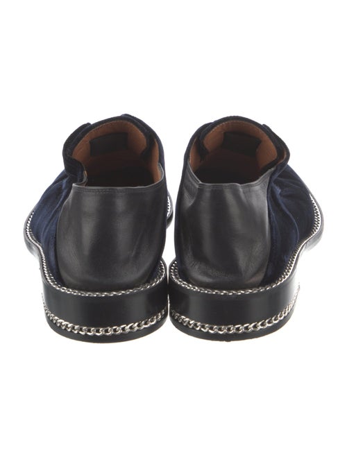 Givenchy Velvet Chain-Link Accents Oxfords