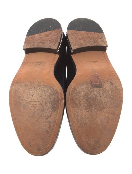 Givenchy Velvet Chain-Link Accents Oxfords