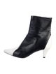 Givenchy Leather Colorblock Pattern Boots