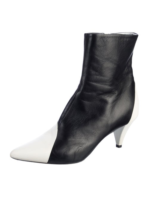 Givenchy Leather Colorblock Pattern Boots
