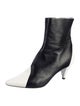 Givenchy Leather Colorblock Pattern Boots