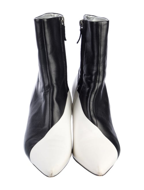 Givenchy Leather Colorblock Pattern Boots