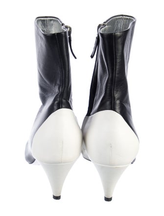 Givenchy Leather Colorblock Pattern Boots