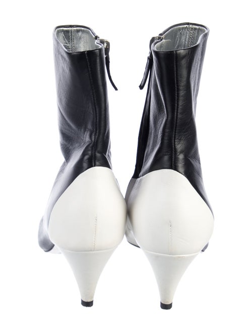 Givenchy Leather Colorblock Pattern Boots