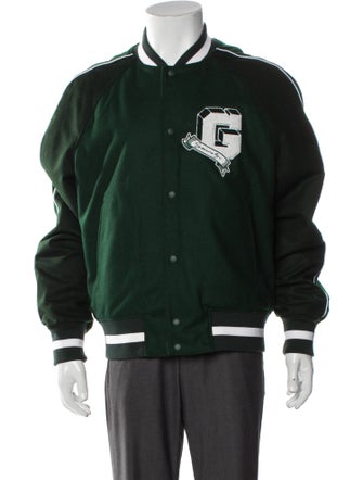 Givenchy Wool Graphic Print Varsity Jacket