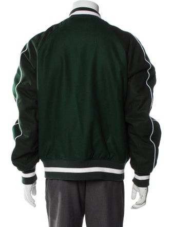 Givenchy Wool Graphic Print Varsity Jacket