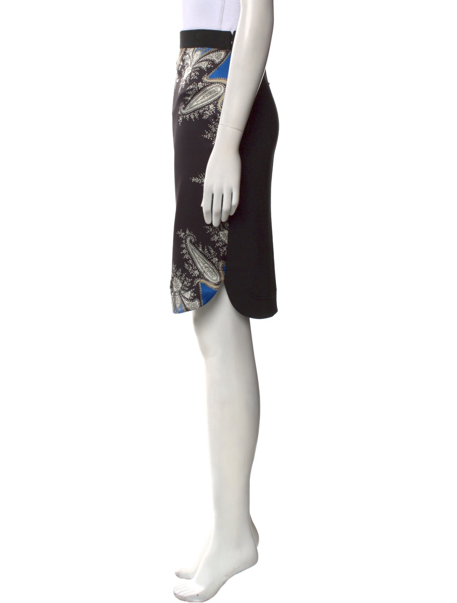 Givenchy Floral Print Knee-Length Skirt