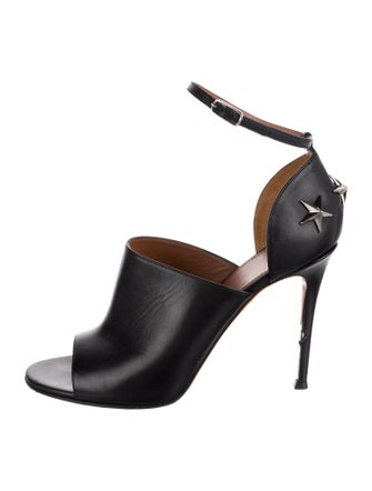 Givenchy Leather Studded Accents Sandals