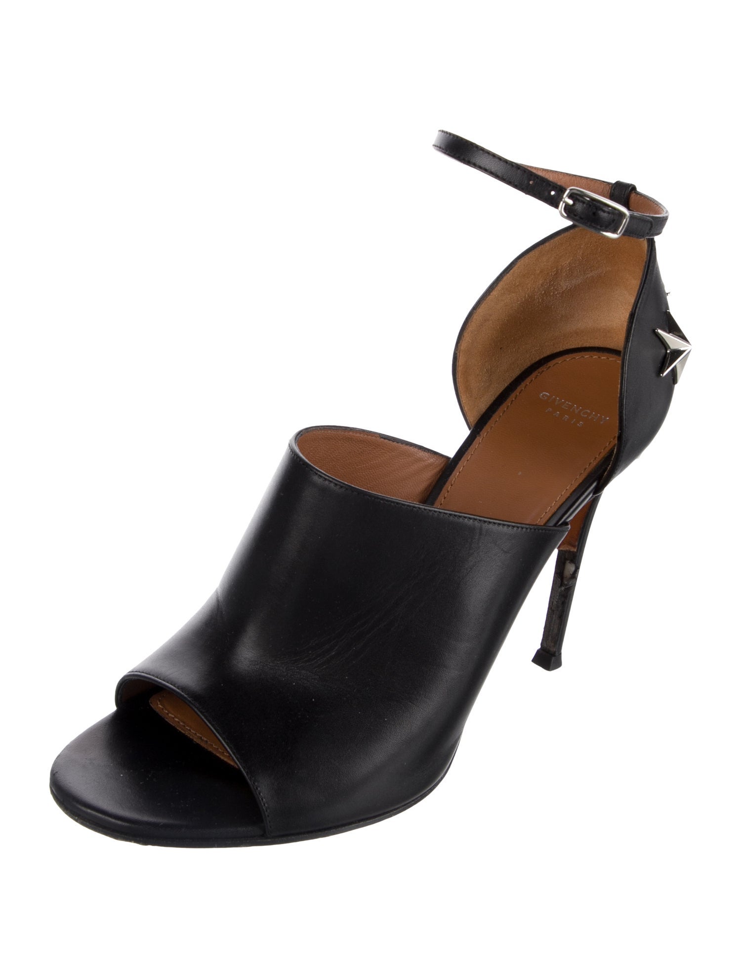 Givenchy Leather Studded Accents Sandals