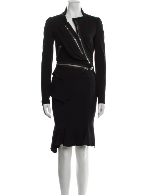 Givenchy Ruffle Embellishment Skirt Suit