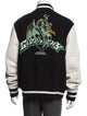 Givenchy Calfskin Colorblock Pattern Varsity Jacket