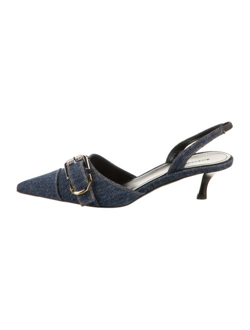 Givenchy Denim Slingback Pumps