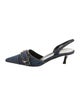 Givenchy Denim Slingback Pumps