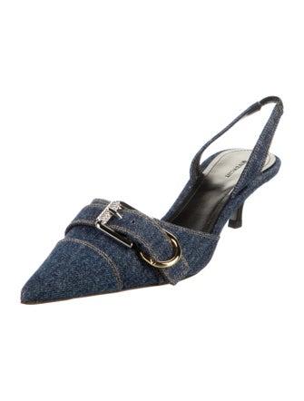Givenchy Denim Slingback Pumps