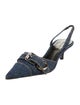 Givenchy Denim Slingback Pumps