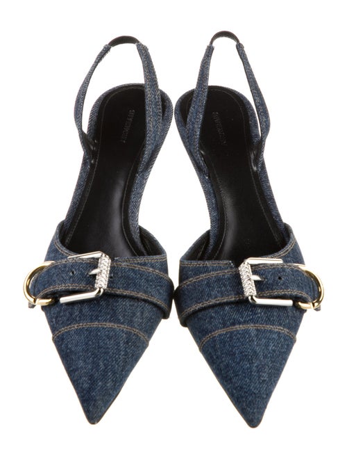 Givenchy Denim Slingback Pumps
