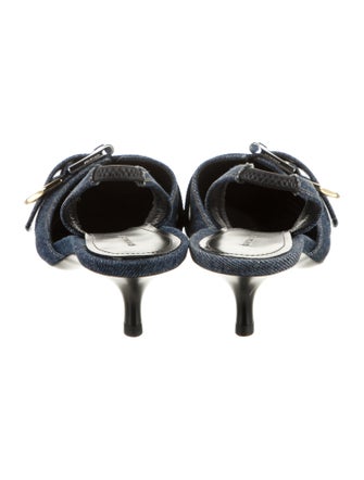Givenchy Denim Slingback Pumps