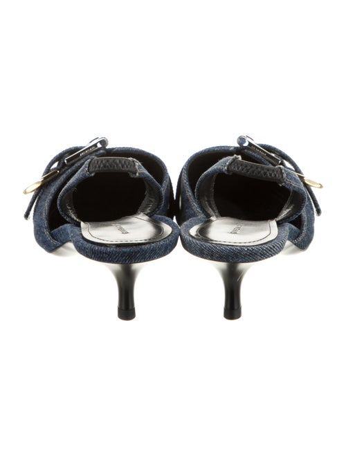 Givenchy Denim Slingback Pumps