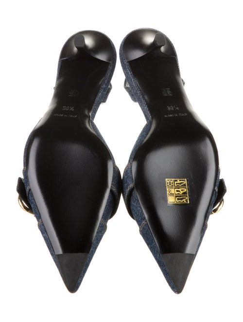 Givenchy Denim Slingback Pumps