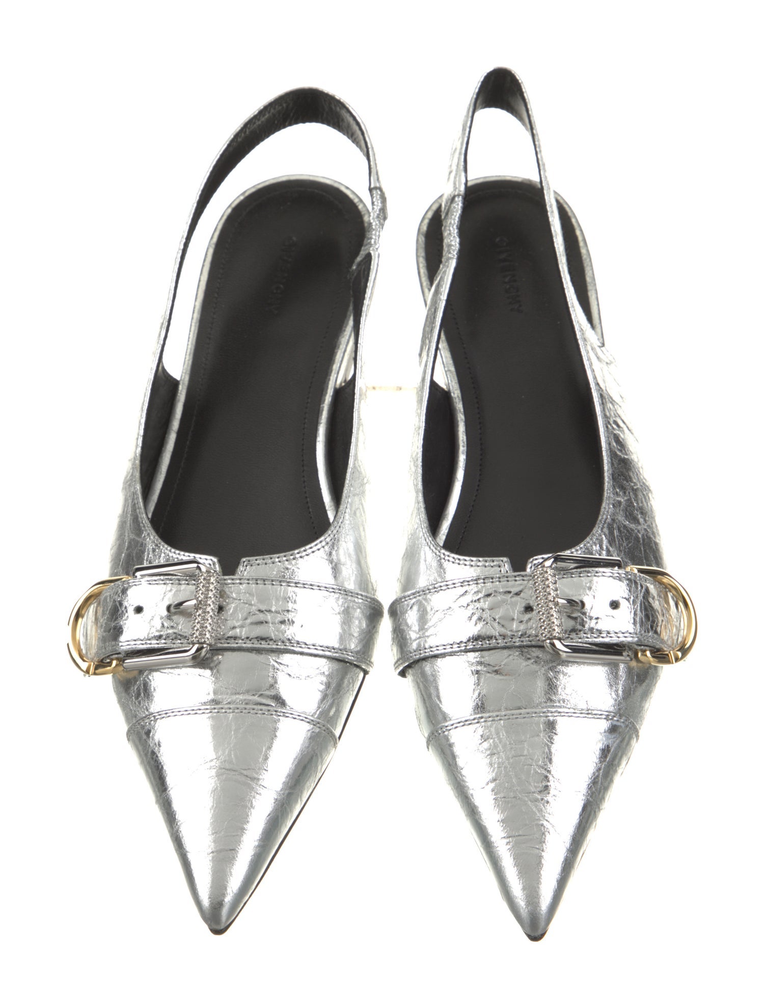 Givenchy Leather Slingback Flats