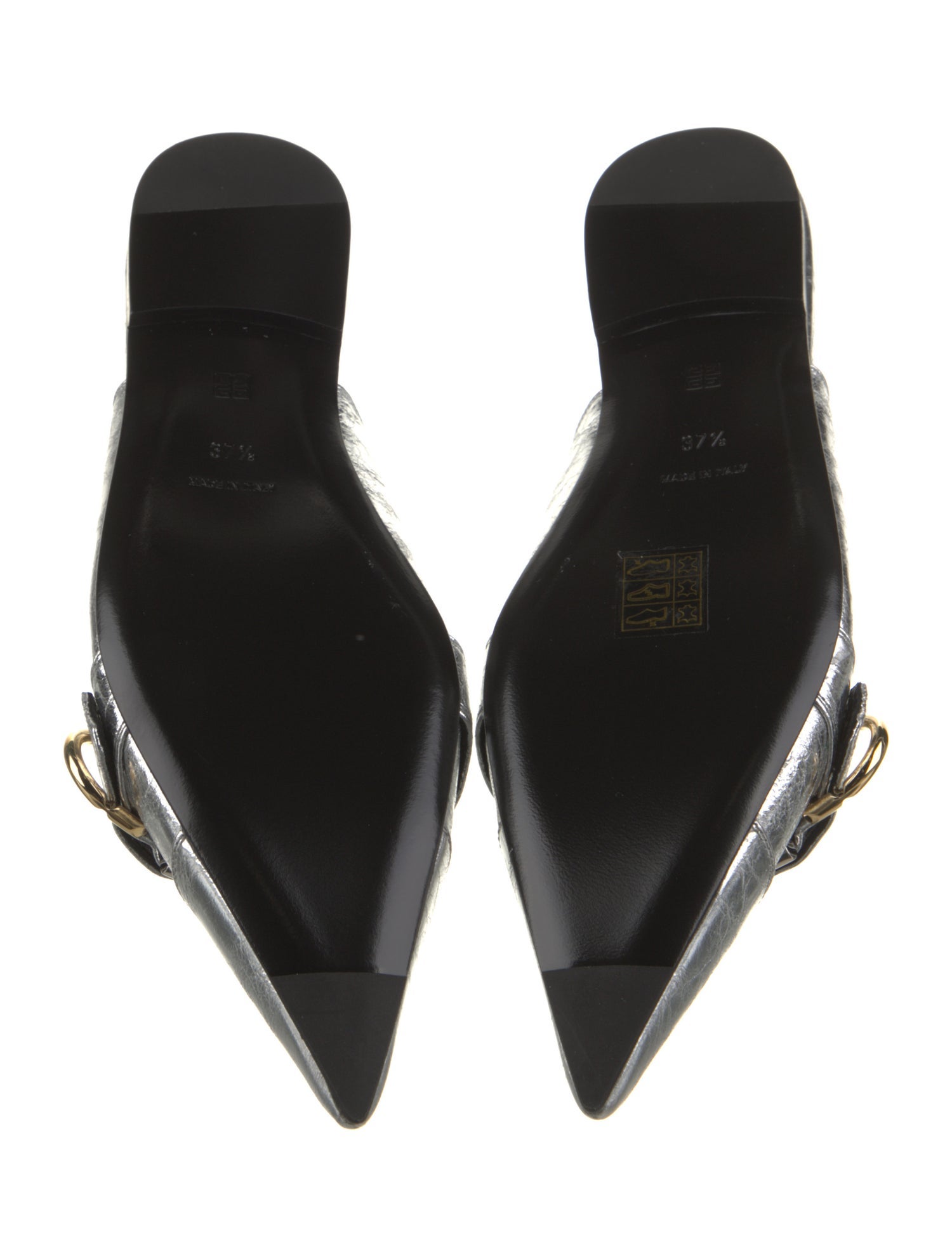 Givenchy Leather Slingback Flats