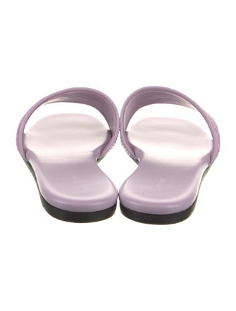 Givenchy Raffia Printed Slides