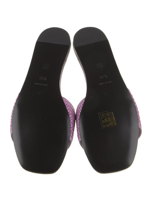 Givenchy Raffia Printed Slides