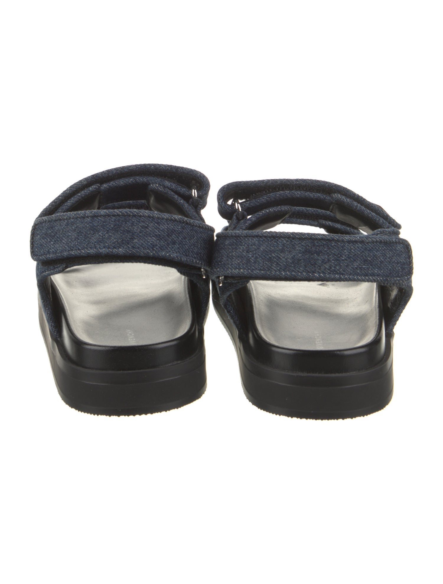 Givenchy Denim Slingback Sandals