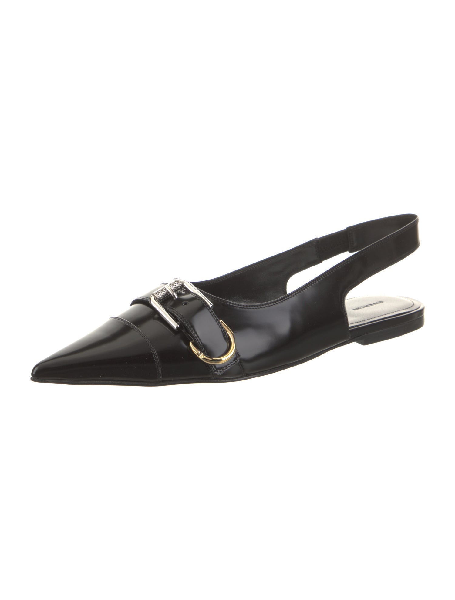 Givenchy Leather Slingback Flats