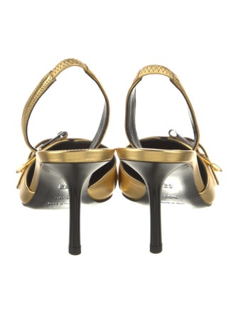 Givenchy Leather Slingback Pumps