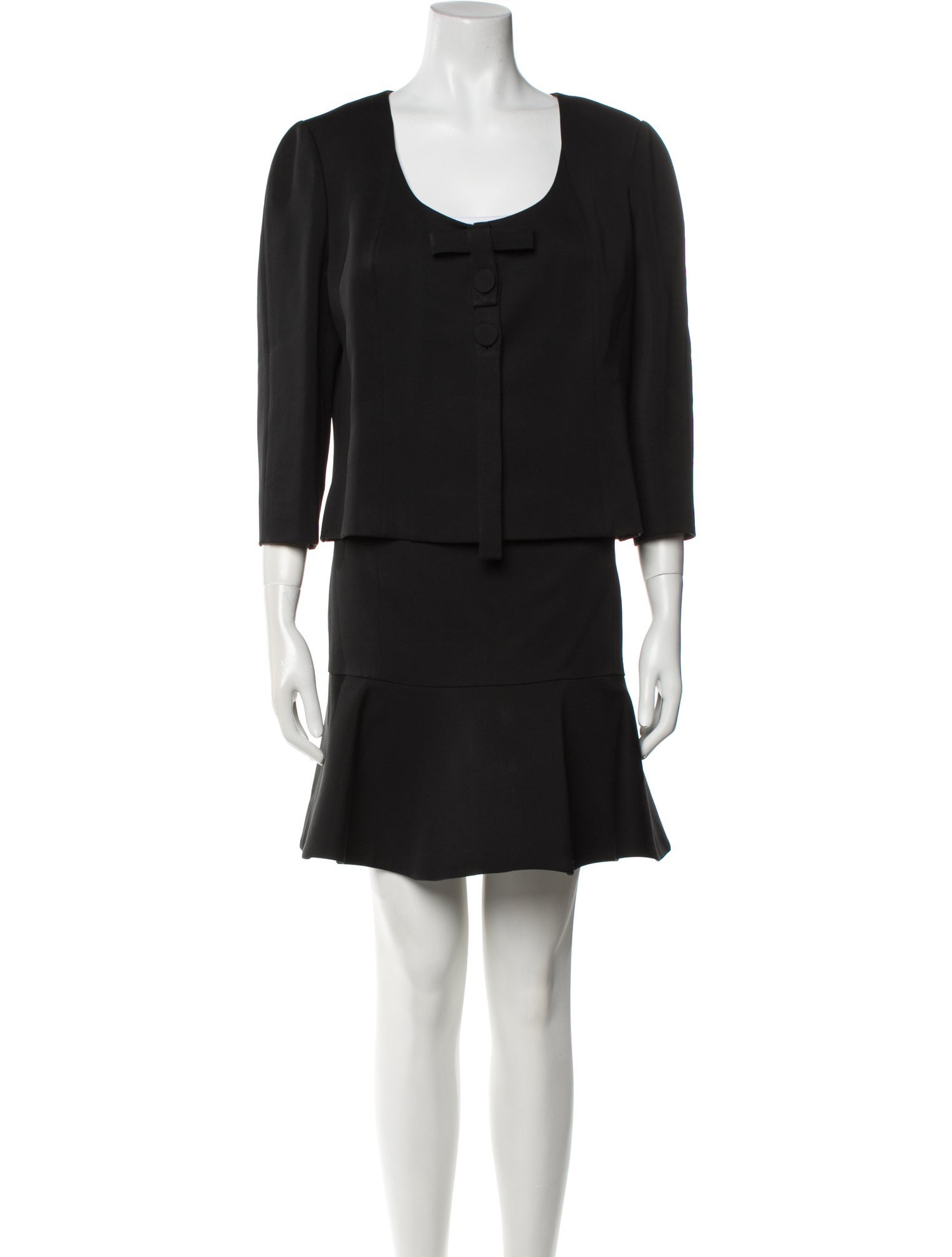 Givenchy Wool Skirt Set