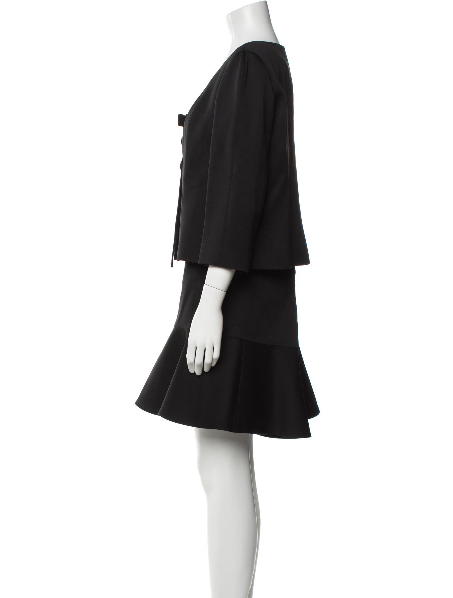 Givenchy Wool Skirt Set