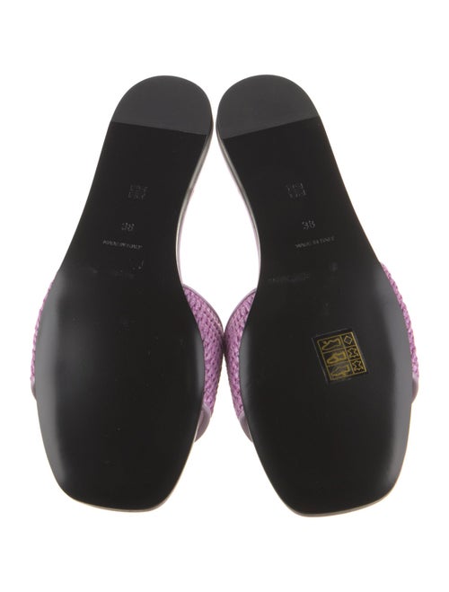 Givenchy Raffia Printed Slides