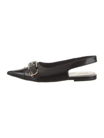 Givenchy Leather Slingback Flats