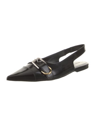 Givenchy Leather Slingback Flats