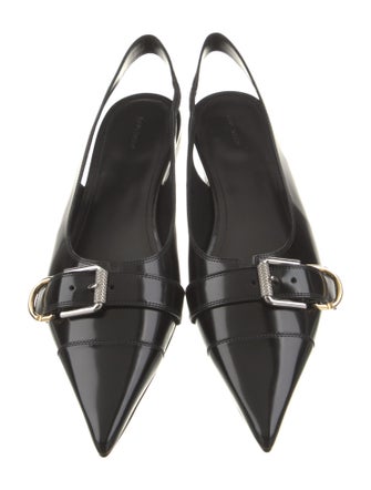 Givenchy Leather Slingback Flats