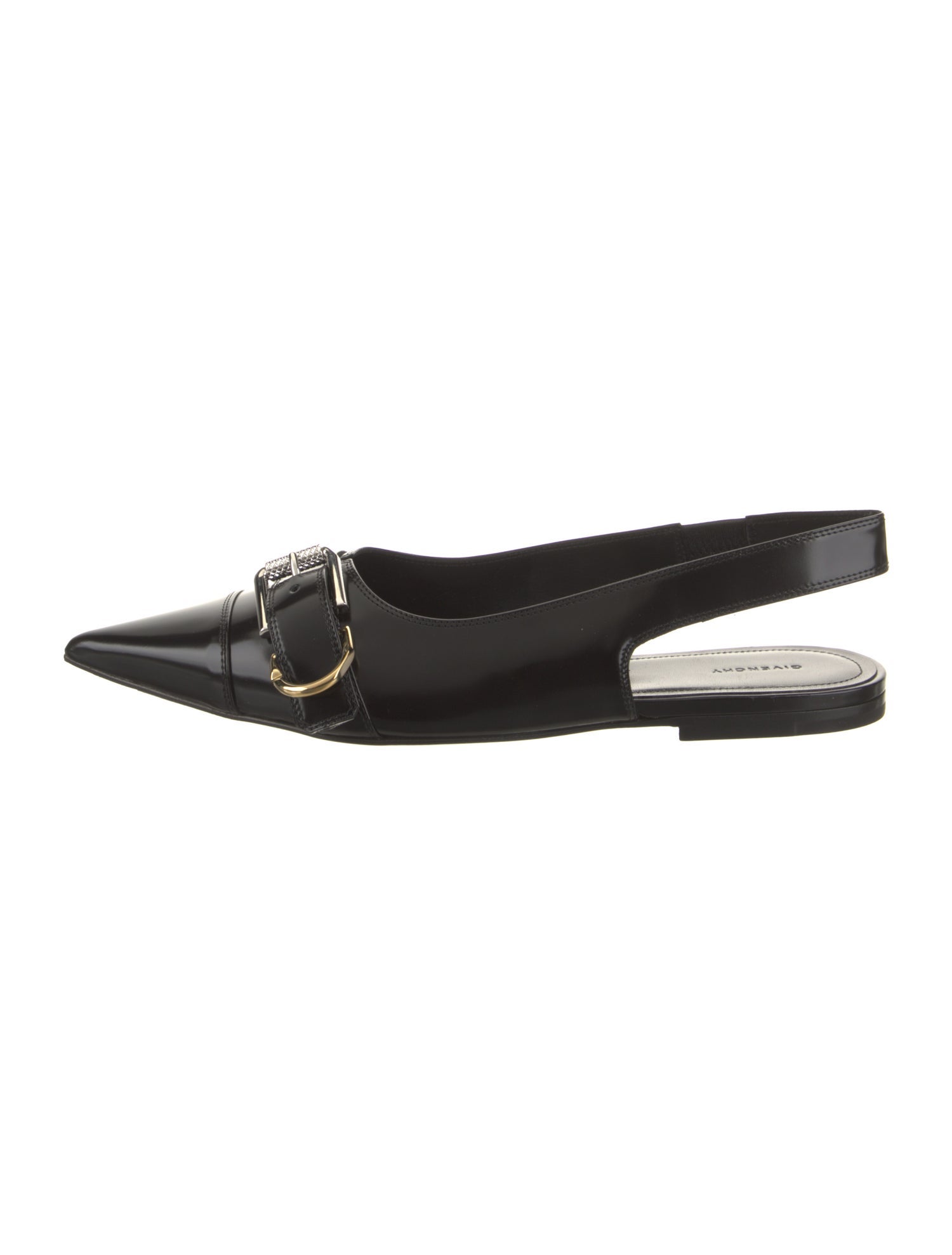 Givenchy Leather Slingback Flats