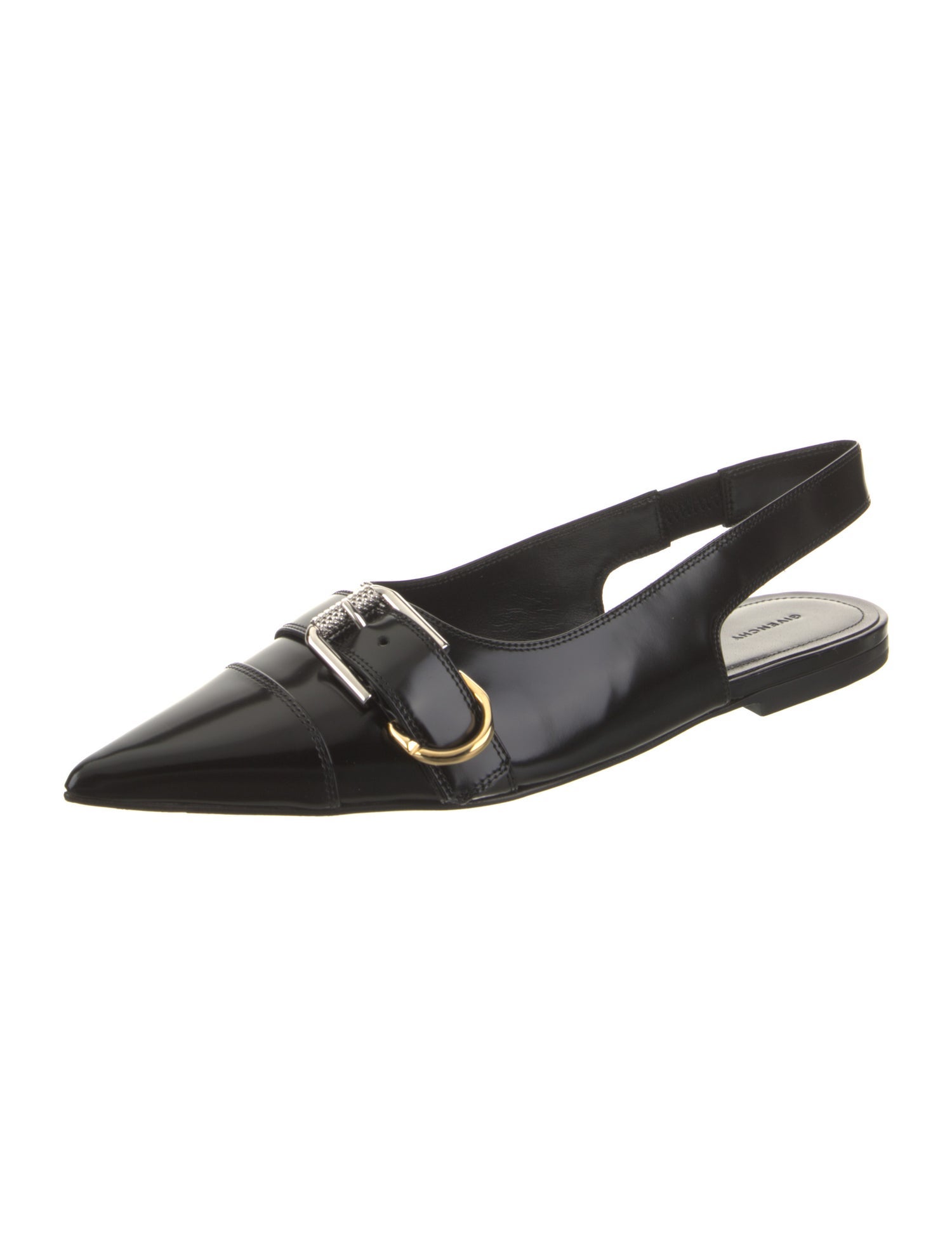 Givenchy Leather Slingback Flats