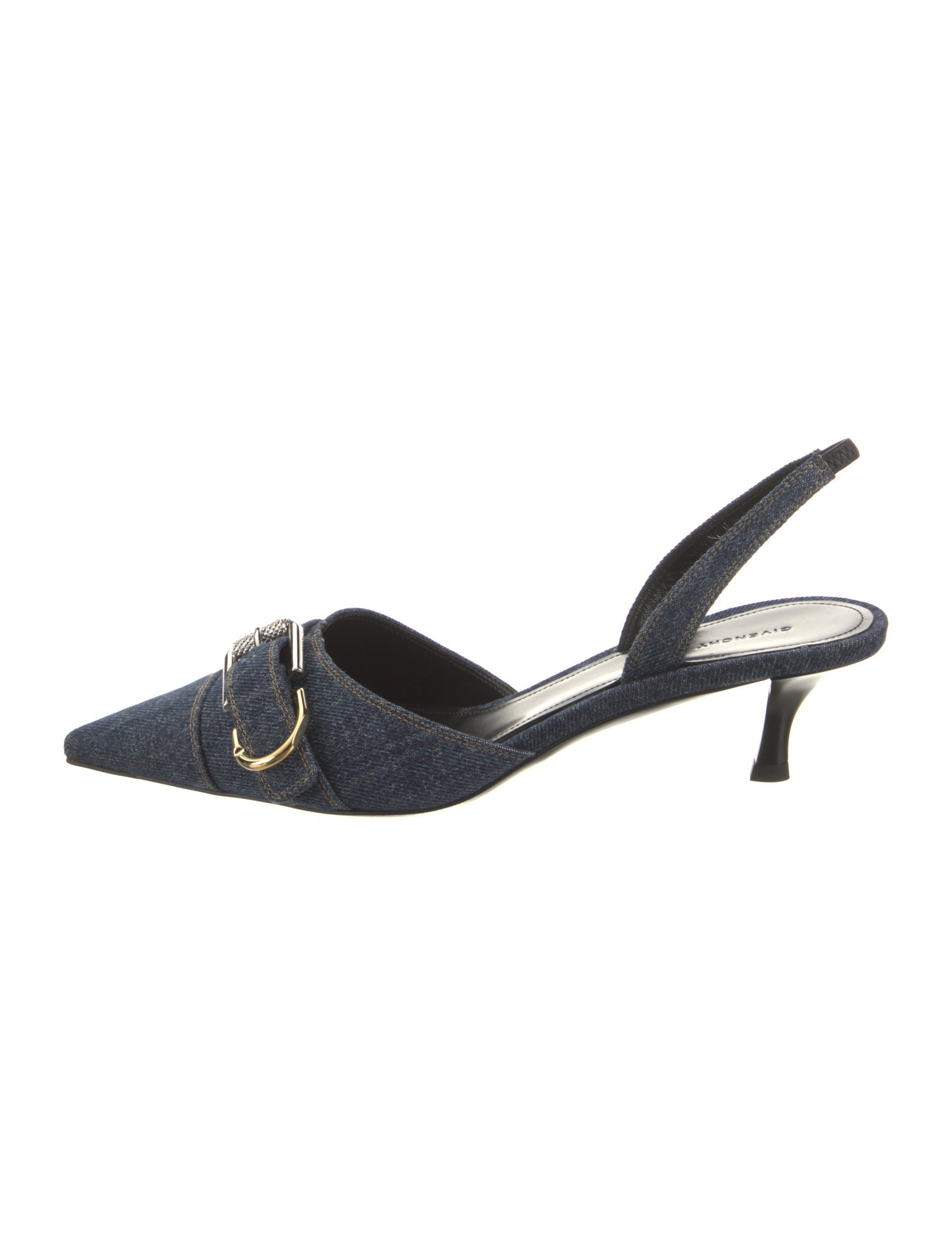 Givenchy Denim Slingback Pumps