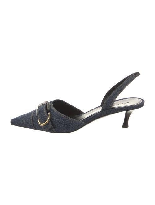 Givenchy Denim Slingback Pumps