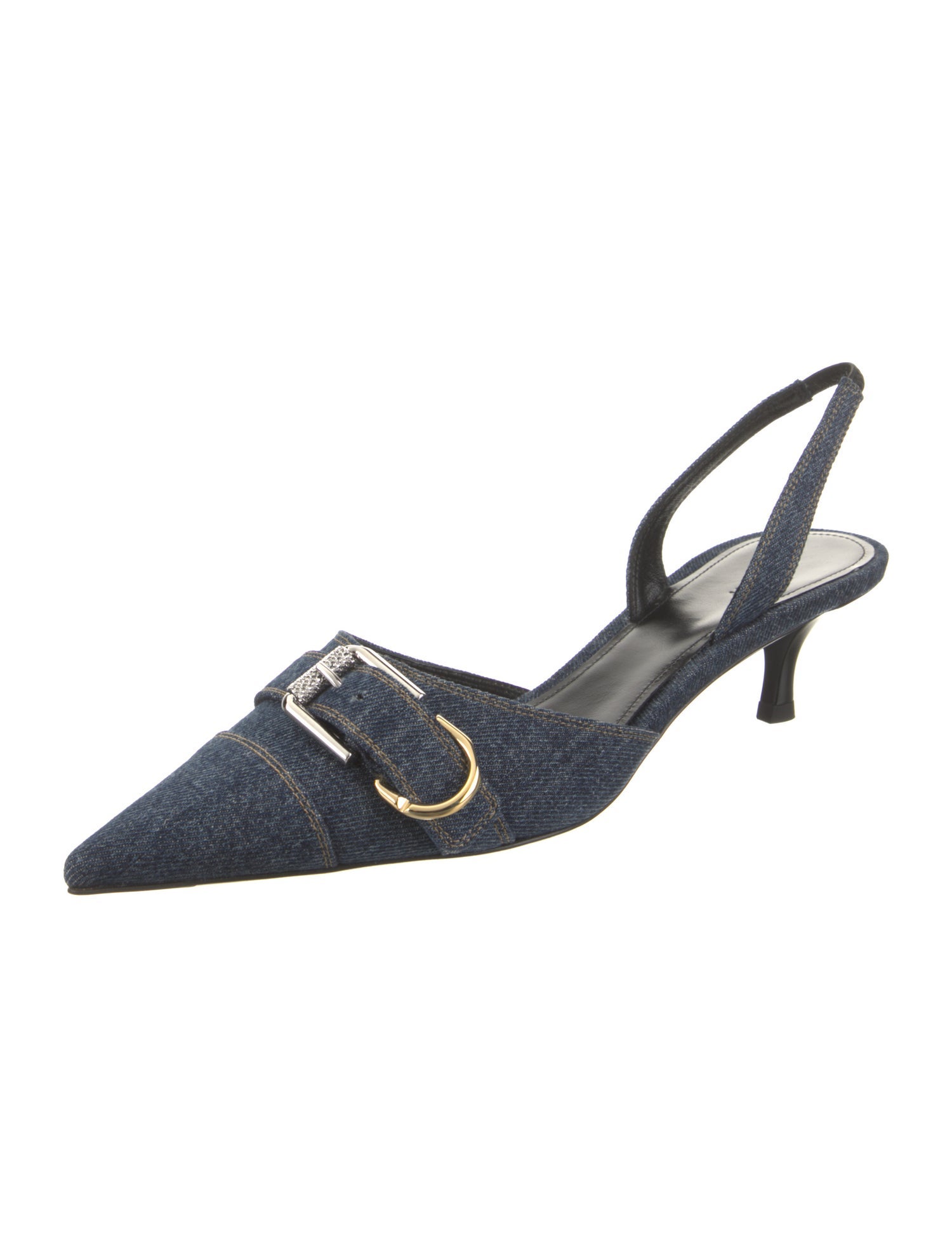 Givenchy Denim Slingback Pumps