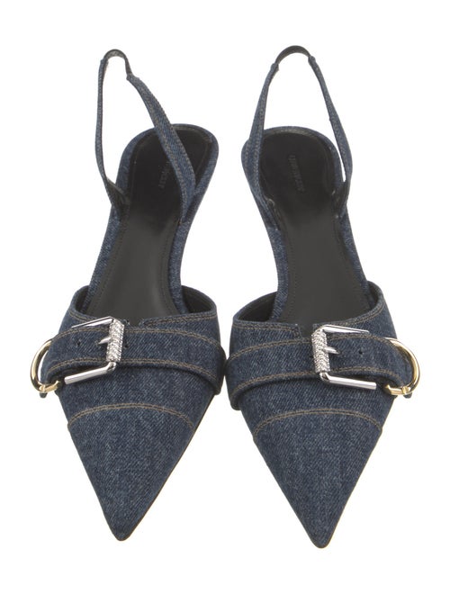 Givenchy Denim Slingback Pumps