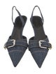 Givenchy Denim Slingback Pumps