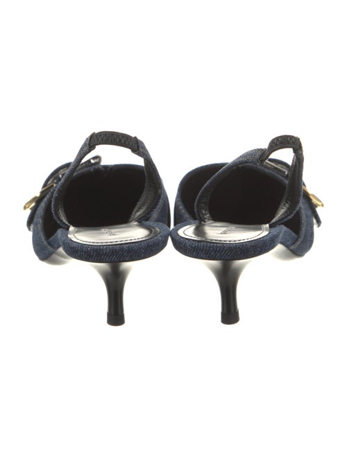 Givenchy Denim Slingback Pumps