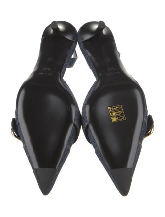 Givenchy Denim Slingback Pumps